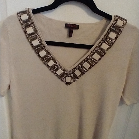 Vintage Escada beaded top - Picture 2 of 9